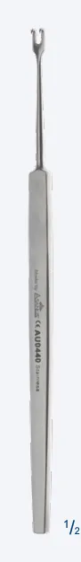 GUTHRIE ganchillo de iris 125mm 2 dientes agudos 1.2x2.0mm