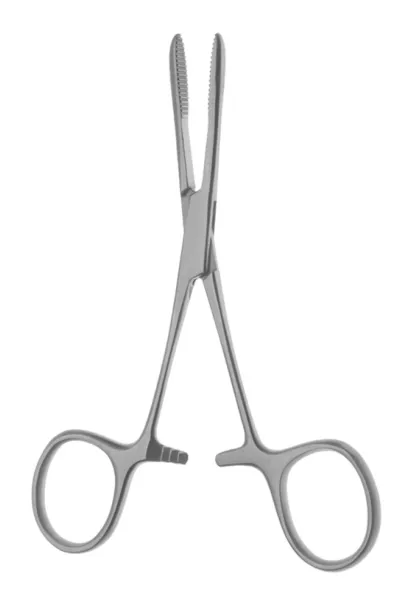 PEAN pinzas hemostática 140mm recto boca estriada punta 5.0mm