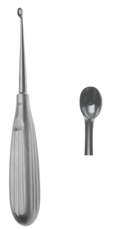 VOLKMANN cucharilla cortante 170mm recto figura 2 oval 8.5x12.0mm