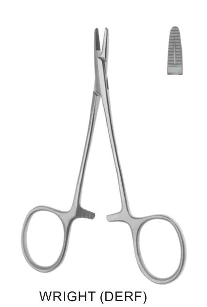 DERF porta-aguja 125mm recto