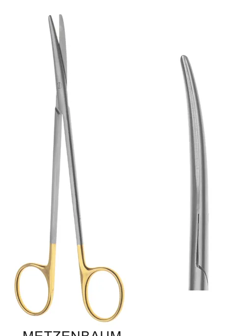 METZENBAUM POWER-TC tijera de disección 180mm curvo romo-romo