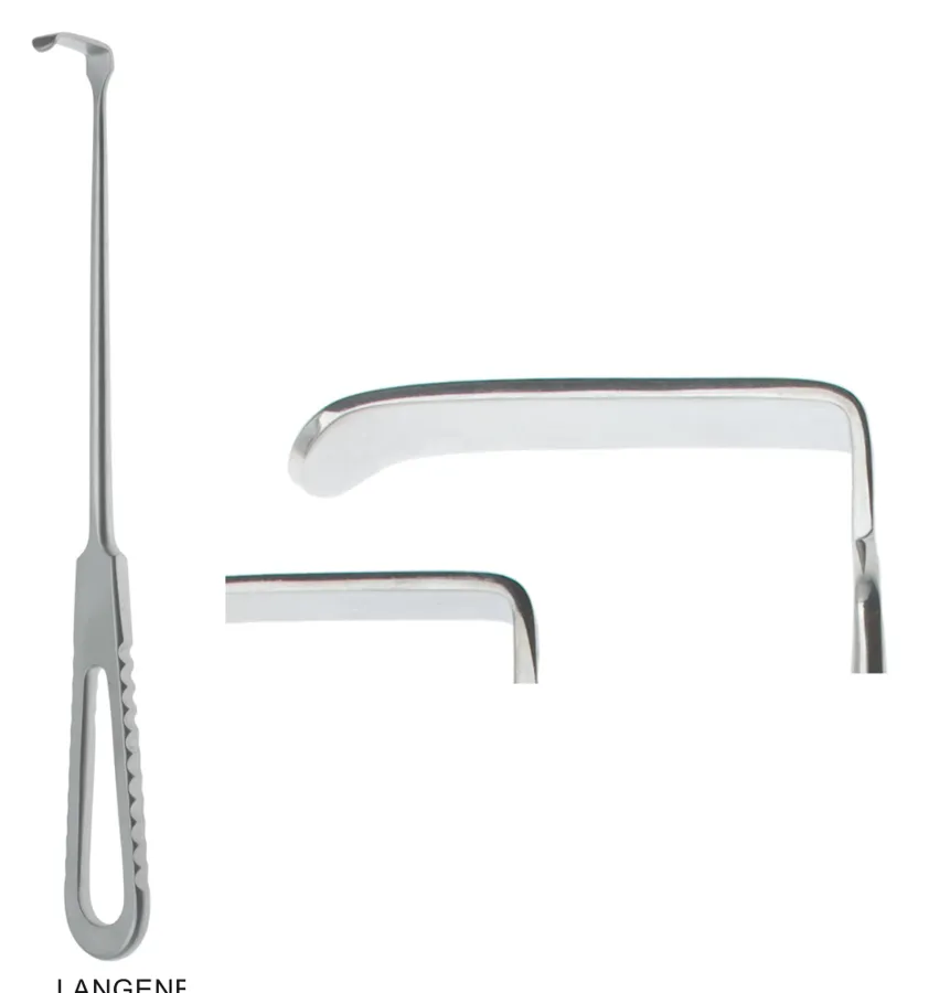 LANGENBECK separador 215mm hoja roma 65x25mm