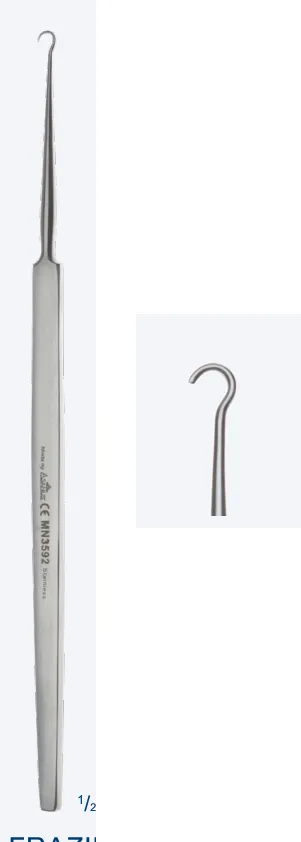 FRAZIER ganchillo 125mm romo punta 0.8mm