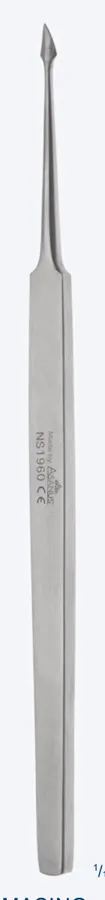 MASING cuchillo para marcar cartílago 130mm curvo en la punta