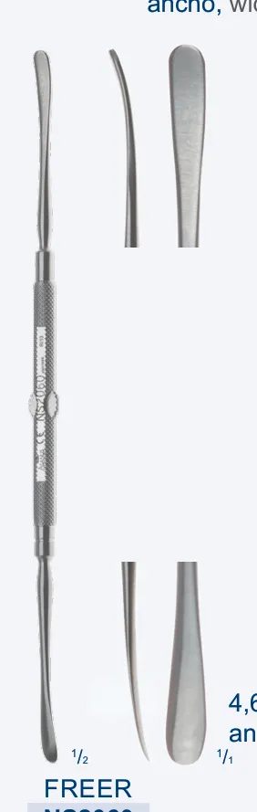 FREER elevador 180mm doble agudo ancho 4.5 + 4.6mm