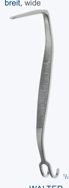 WALTER gancho doble 135mm ancho 6mm longitud 44mm
