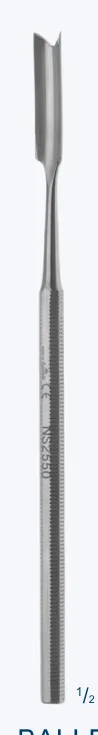 BALLENGER gubia tabique 155mm con muesca y filo ancho 6.0mm