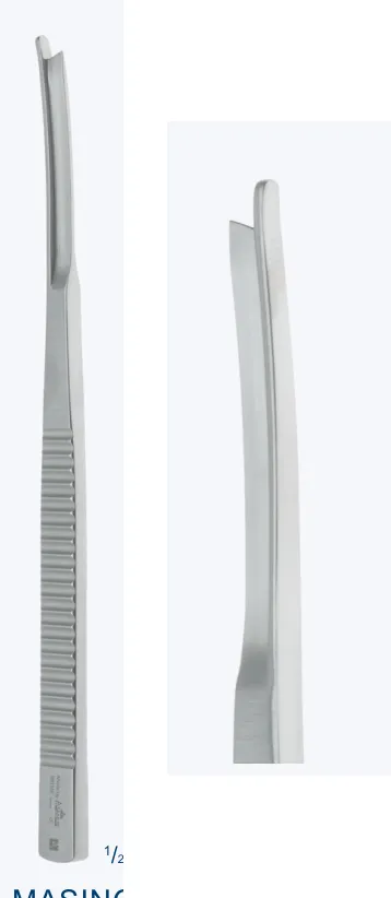 MASING osteotomo 175mm curvo a la derecha