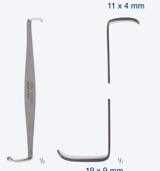 CRILE separador 110mm doble romo hojas 11x4mm + 19x9mm